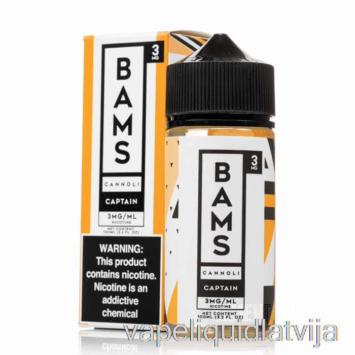 Kapteiņa Cannoli - Bam Bam's Cannoli - 100ml 0mg Vape šķidrums